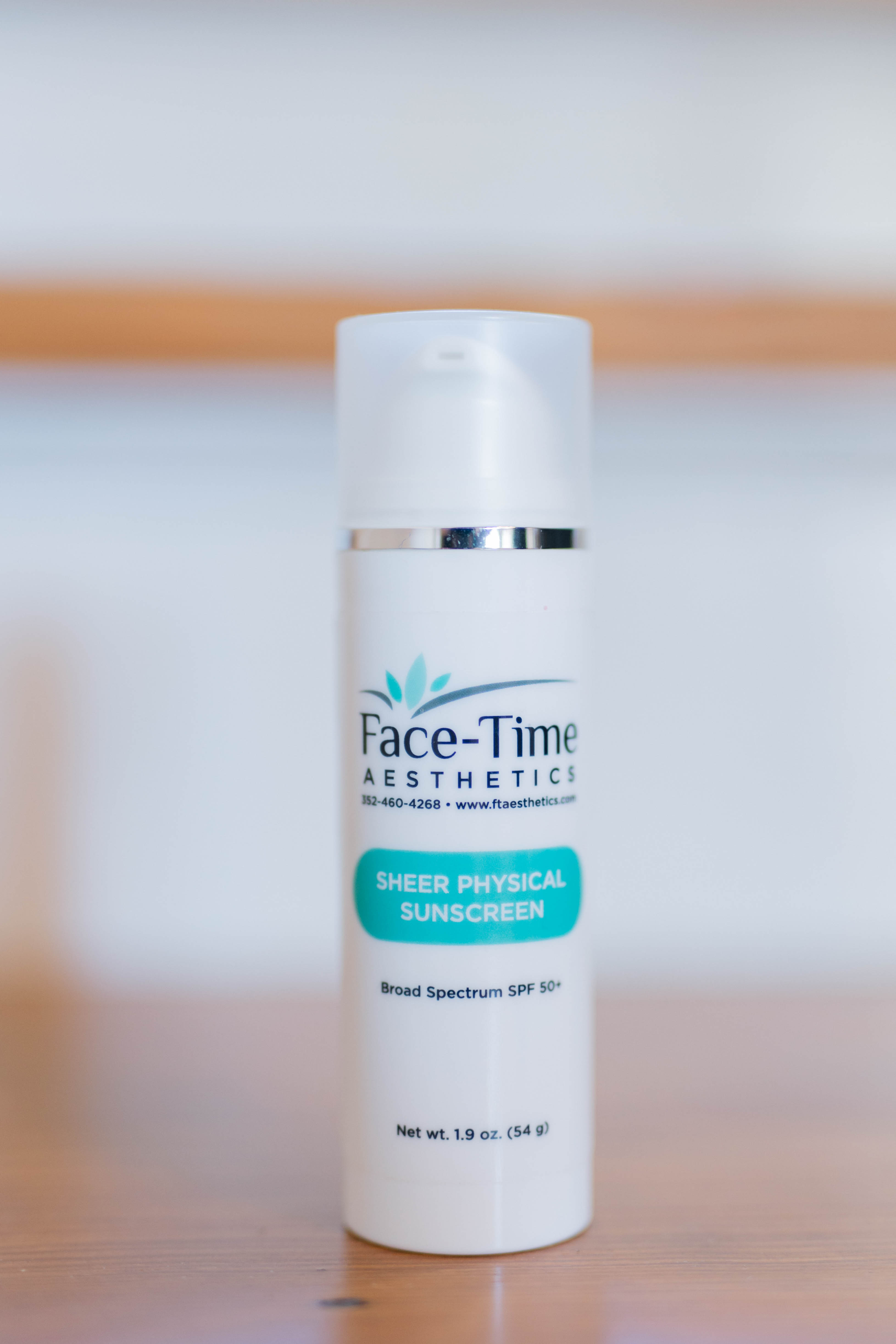 Face-Time Aesthetics Essential Oil Free Sheer 50 SPF